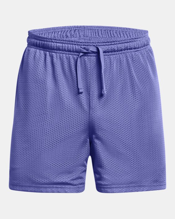 กางเกงขาสั้นตาข่าย UA Tech™ สำหรับผู้ชาย in Purple image number 4
